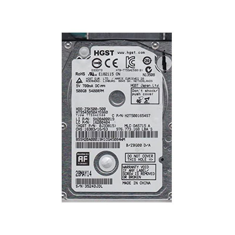 HTS545050A7E660 HGST Travelstar Z5K500 500GB SATA Hard Drive