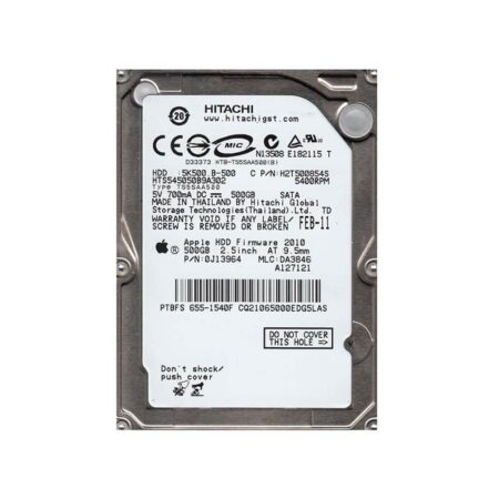 HTS545050B9A302 Hitachi Travelstar 5K500.B 500GB SATA Hard Drive