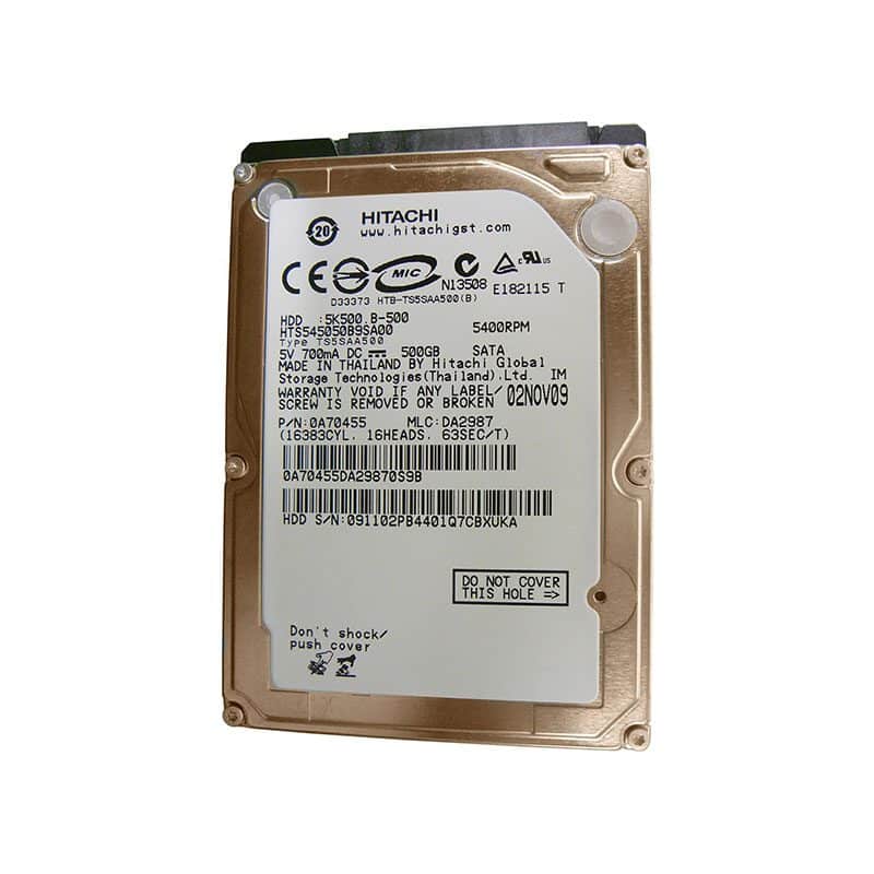 HTS545050B9SA00 Hitachi Travelstar 5K500.B 500GB SATA Hard Drive
