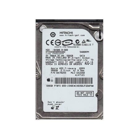 HTS545050B9SA02 Hitachi Travelstar 5K500.B 500GB SATA Hard Drive