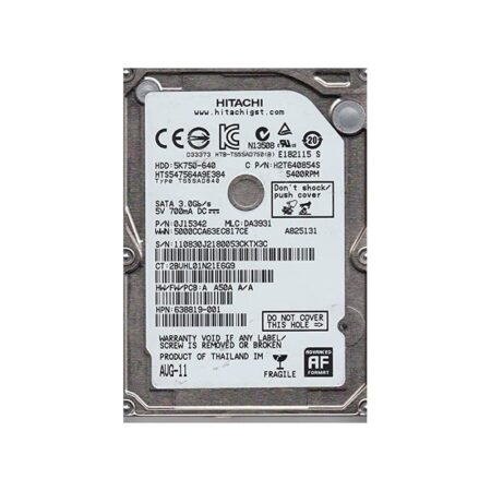 HTS547564A9E384 Hitachi Travelstar 5K750 640GB SATA Hard Drive