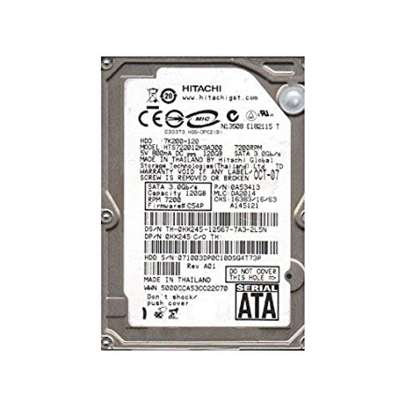 HTS722012K9A300 Hitachi Travelstar 7K200 120GB SATA Hard Drive
