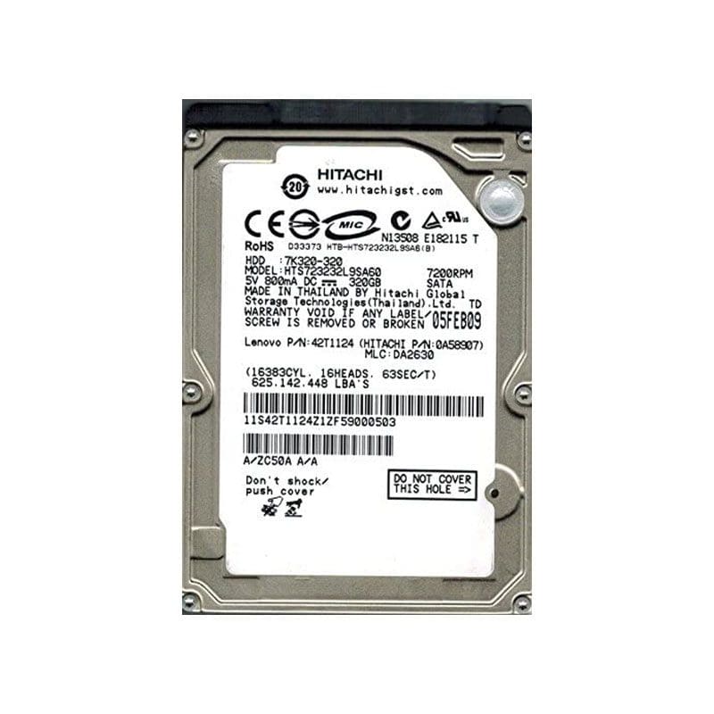 HTS723232L9SA60 Hitachi Travelstar 7K320 320GB SATA Hard Drive