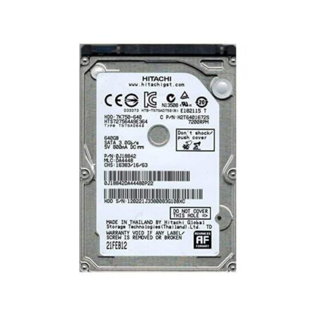 HTS727564A9E364 Hitachi Travel star 7K750 640GB SATA Hard Drive
