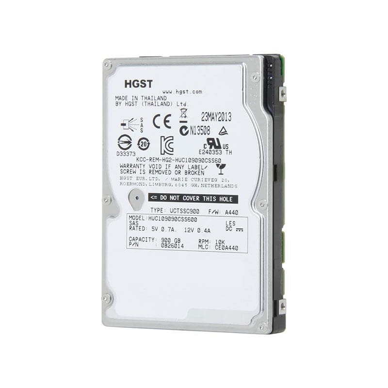 HUC109090CSS600 HGST Ultrastar C10K900 900GB SAS Hard Drive
