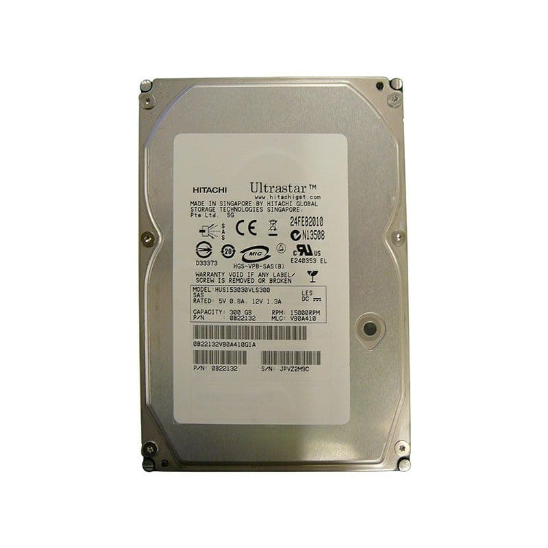 HUS153030VLS300 Hitachi Ultrastar 15K300 300GB SAS Hard Drive