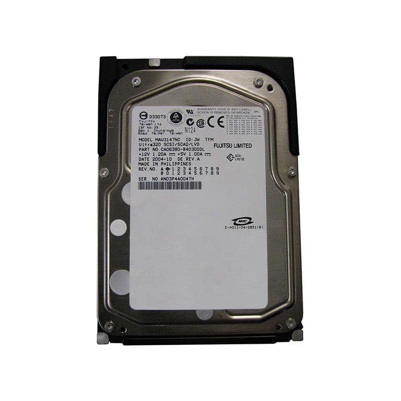 MAU3147NC Fujitsu Enterprise 147GB 15000RPM 3.5-inch Hard Drive