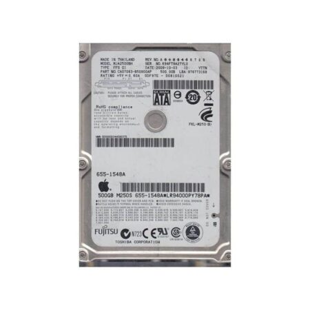 MJA2500BH Fujitsu Mobile 500GB 5400RPM SATA Hard Drive