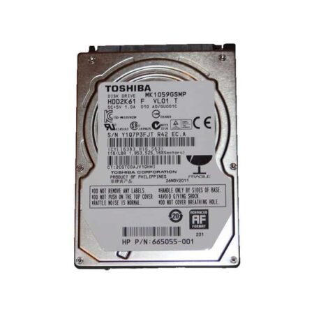 MK1059GSMP Toshiba 1TB 5400RPM SATA 3Gbps Hard Drive