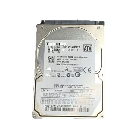 MK1254GSYF Toshiba 120GB 7200RPM SATA 3Gbps 16MB Hard Drive