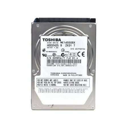 MK1655GSX Toshiba 160GB 5400RPM SATA 3Gbps Hard Drive