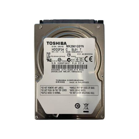 MK2561GSYN Toshiba 250GB 7200RPM SATA 3Gbps Hard Drive