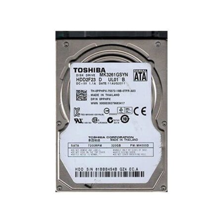 MK3261GSYN Toshiba 320GB 7200RPM 16MB Cache SATA Hard Drive