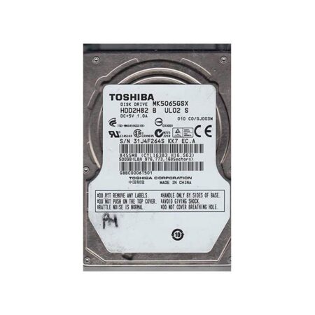 MK5065GSX Toshiba 500GB 5400RPM SATA Hard Drive