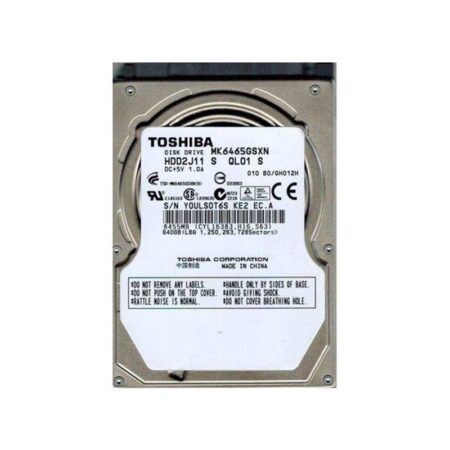 MK6465GSXN Toshiba 640GB 5400RPM SATA 3Gbps Hard Drive