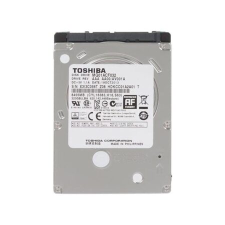 MQ01ACF032 Toshiba Mobile Thin 320GB 7200RPM SATA Hard Drive