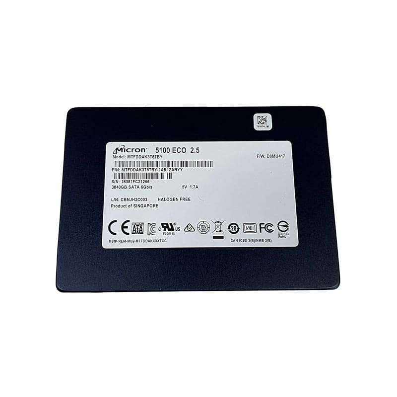 MTFDDAK3T8TDC Micron 3.84TB 5200 SATA SSD at discount