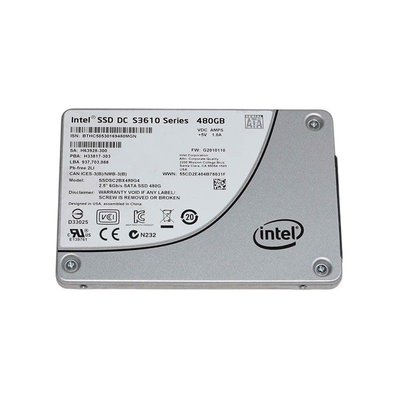 SSDSC2BX480G4 Intel DC S3610 Series 480GB MLC SATA (SSD)