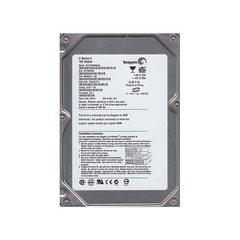 ST3120025ACE Seagate U9 120GB 7200RPM Hard Drive