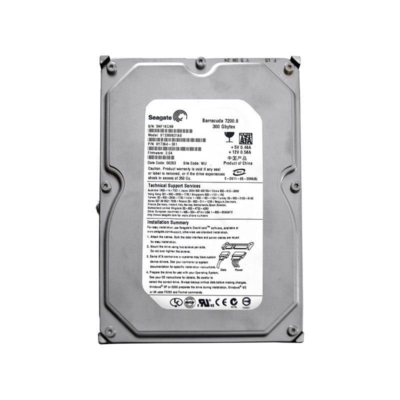 ST3300631AS Seagate Barracuda 7200.8 300GB 7200RPM Hard Drive