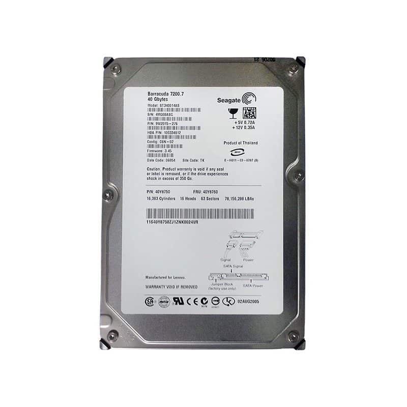 ST340014AS Seagate Barracuda 7200.7 40GB SATA Hard Drive