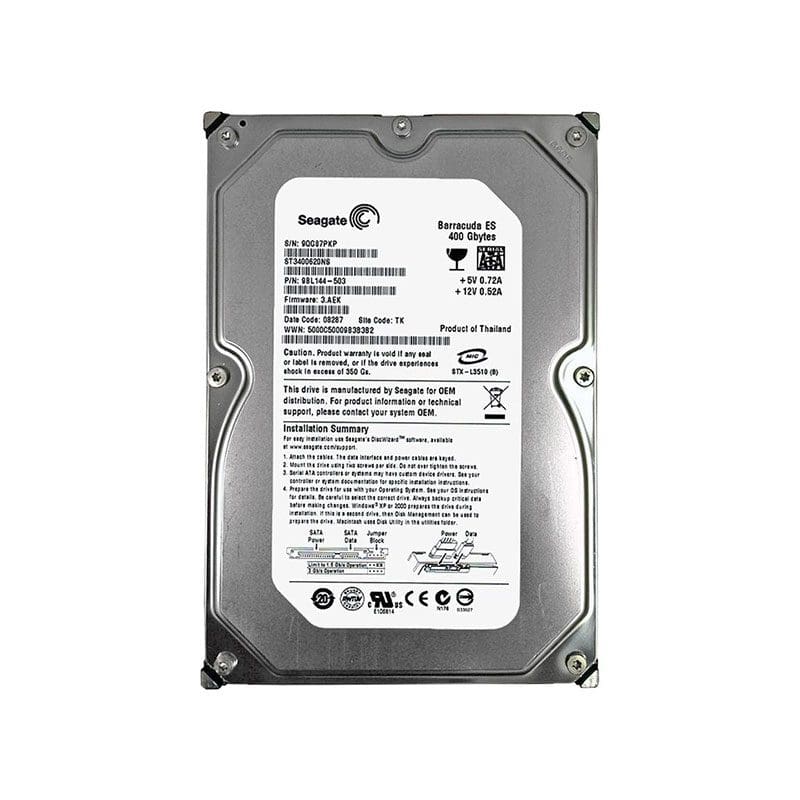 ST3400620NS Seagate Barracuda ES 400GB 7200RPM SATA Hard Drive