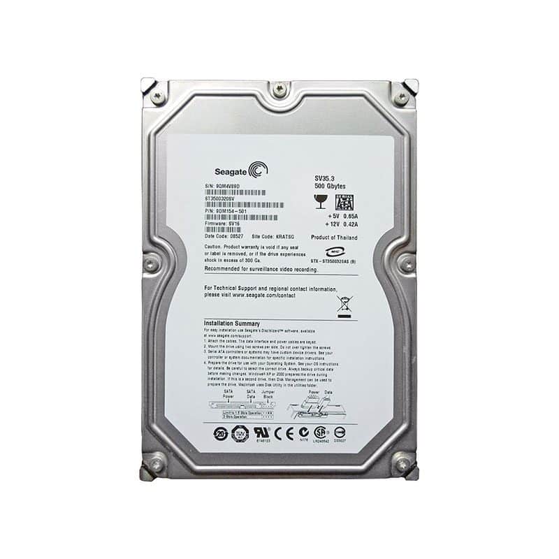 ST3500320SV Seagate SV35.3 500GB 7200RPM SATA Hard Drive