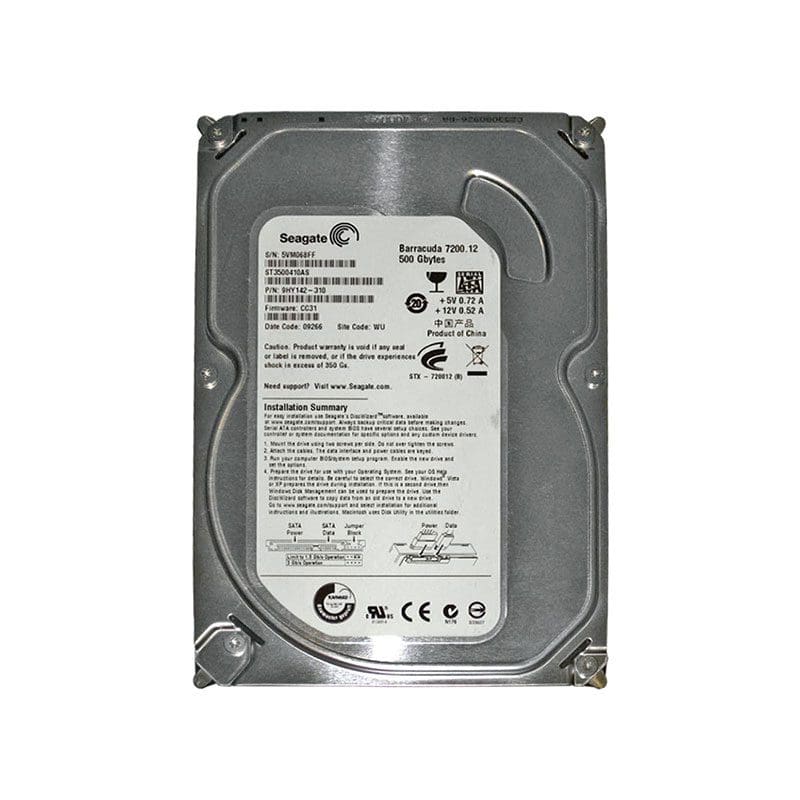 ST3500410AS Seagate Barracuda 7200.12 500GB SATA Hard Drive