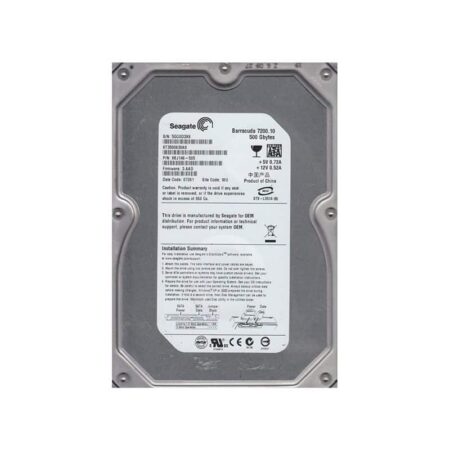 ST3500630AS Seagate Barracuda 7200.10 500GB SATA Hard Drive