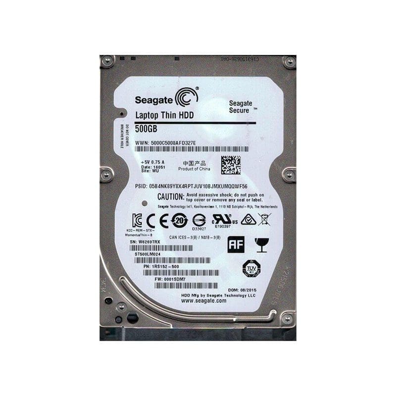 ST500LM024 Seagate Laptop Thin 500GB 7200RPM SATA Hard Drive