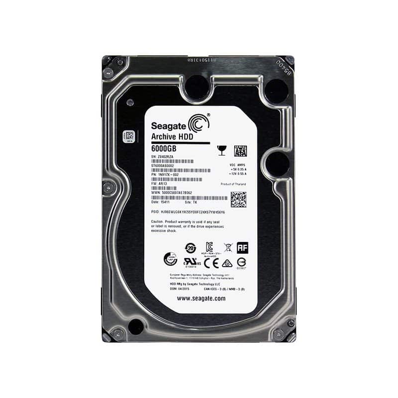 ST6000AS0002 Seagate Archive 6TB 5900RPM SATA Hard Drive
