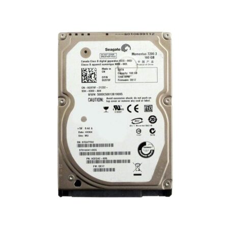 ST9160411ASG Seagate Momentus 7200.3 160GB SATA Hard Drive