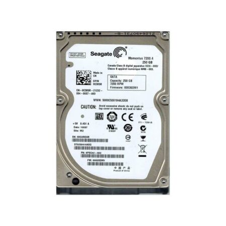 ST9250410ASG Seagate Momentus 7200.4 250GB SATA Hard Drive