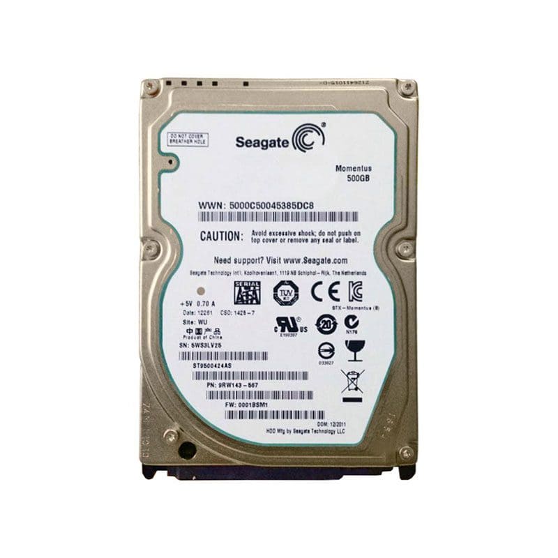 ST9500424AS Seagate Momentus 500GB 7200RPM SATA Hard Drive