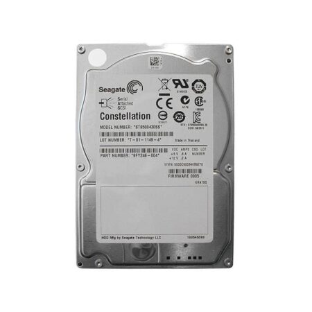 ST9500430SS Seagate Constellation 7200 500GB SAS Hard Drive