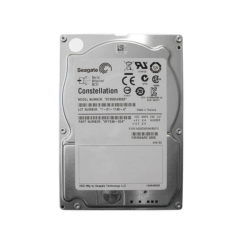 ST9500430SS Seagate Constellation 7200 500GB SAS Hard Drive