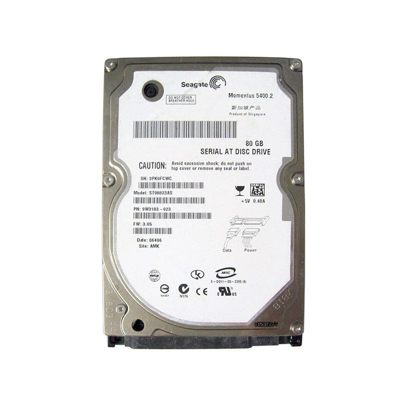 ST98823AS Seagate Momentus 5400.2 80GB 5400RPM SATA Hard Drive
